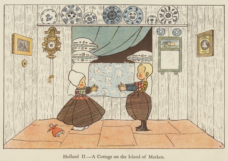 Holland, en stuga på ön Marken av Edith Farmiloe