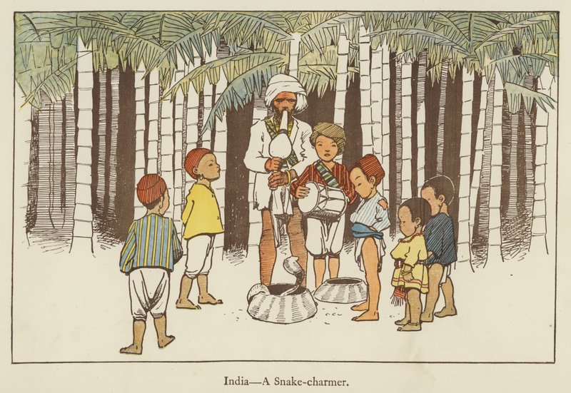 Indien, en ormtjusare av Edith Farmiloe