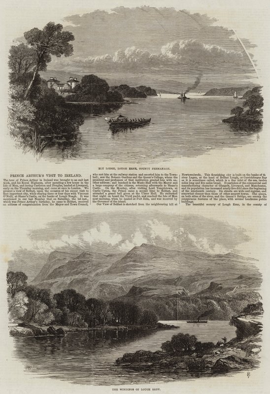 Prins Arthurs besök på Irland av Edmund Morison Wimperis