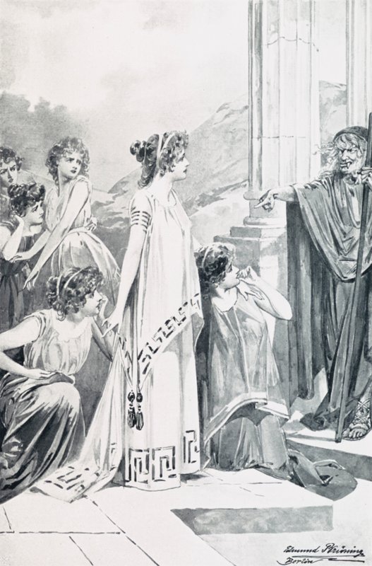 Illustration för Goethes Faust av Edmund Bruning