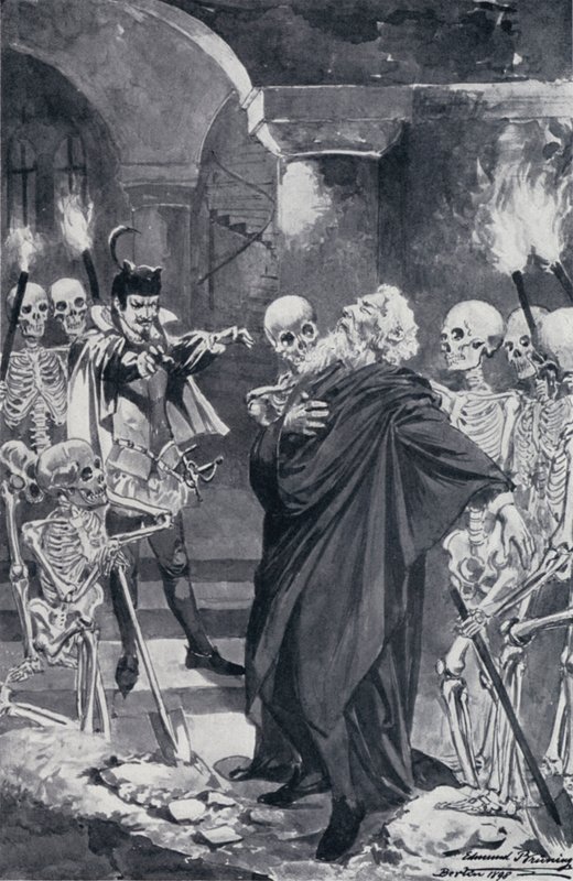 Illustration för Goethes Faust av Edmund Bruning