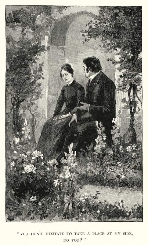 Illustration för Jane Eyre av Charlotte Bronte (gravyr) av Edmund Henry Garrett