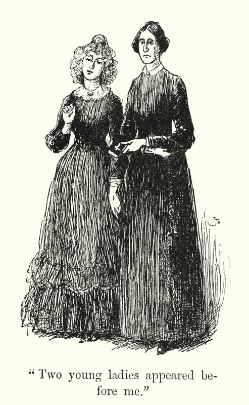 Illustration för Jane Eyre av Charlotte Bronte (litho) av Edmund Henry Garrett