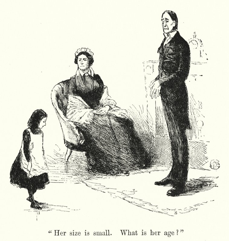 Illustration för Jane Eyre av Charlotte Bronte (litho) av Edmund Henry Garrett
