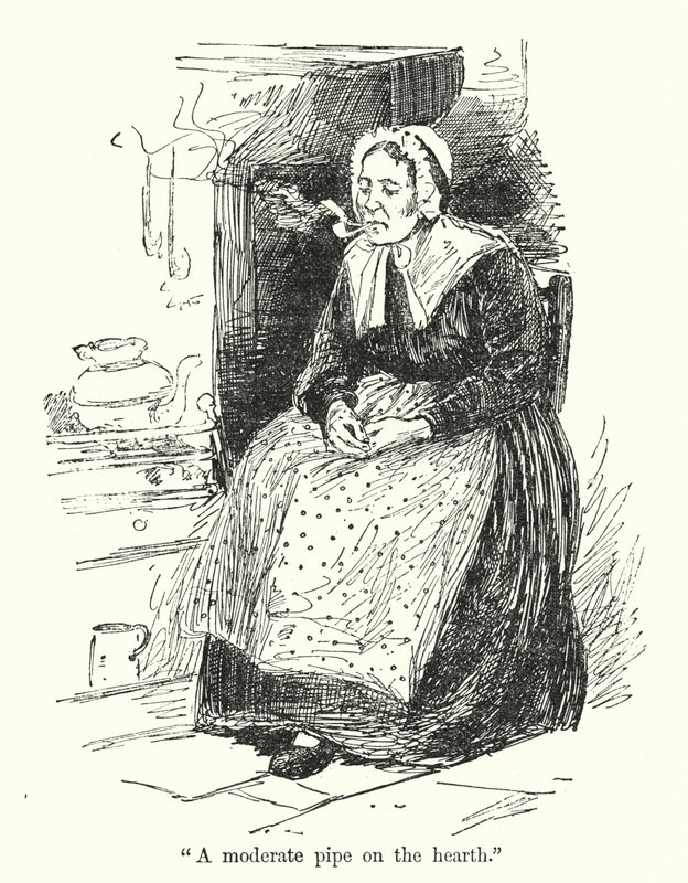 Illustration för Jane Eyre av Charlotte Bronte (litho) av Edmund Henry Garrett