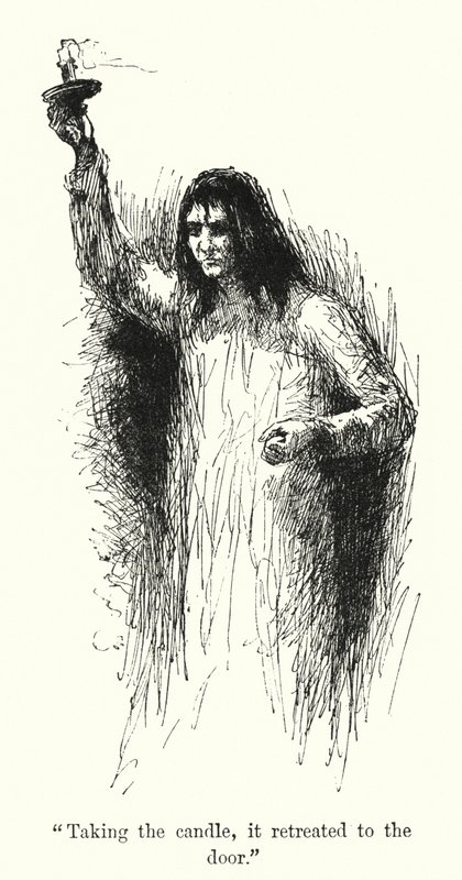 Illustration för Jane Eyre av Charlotte Bronte (litho) av Edmund Henry Garrett