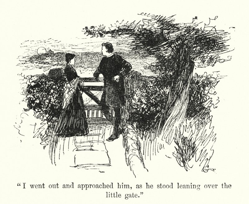 Illustration för Jane Eyre av Charlotte Bronte (litho) av Edmund Henry Garrett