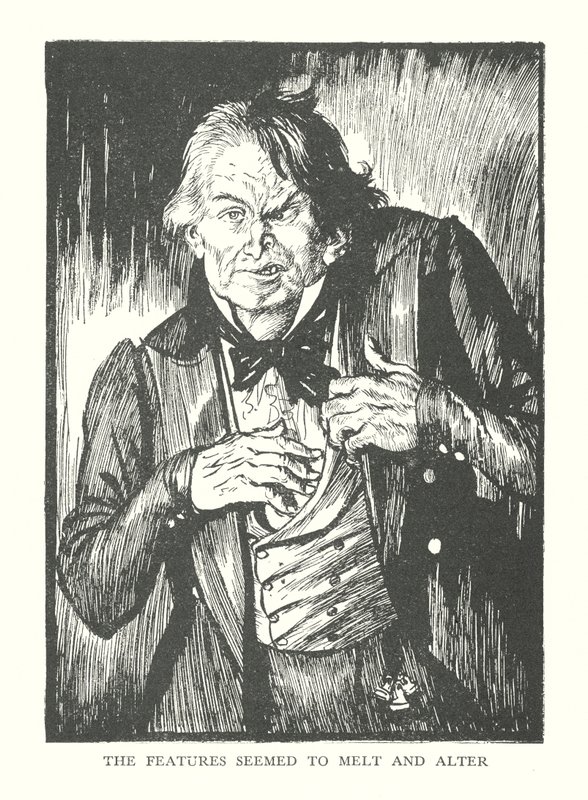 Illustration till R L Stevensons The Strange Case of Dr Jekyll  Mr Hyde (litografi) av Edmund Joseph (after) Sullivan