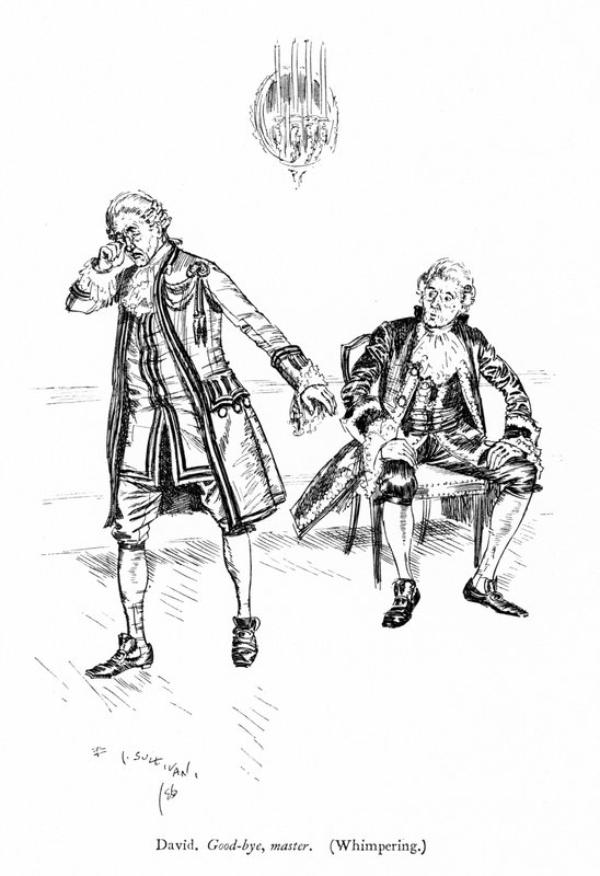 Illustration för Sheridans The Rivals (gravyr) av Edmund Joseph (after) Sullivan