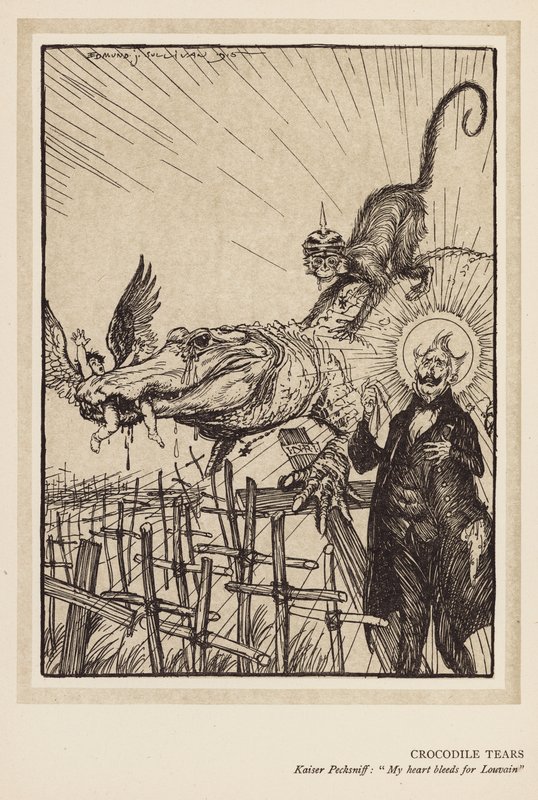 Kejsarens krans: Krokodiltårar (litografi) av Edmund Joseph (after) Sullivan