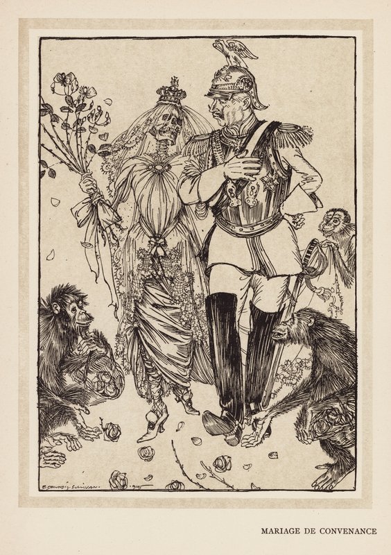 Kejsarens krans: Äktenskap de convenance (litografi) av Edmund Joseph (after) Sullivan
