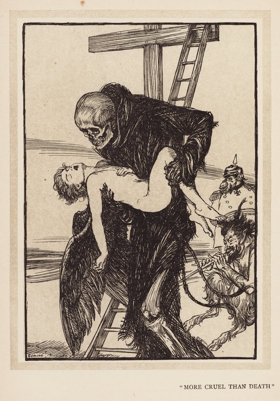 Kejsarens krans: "Mer grym än döden" (litografi) av Edmund Joseph (after) Sullivan