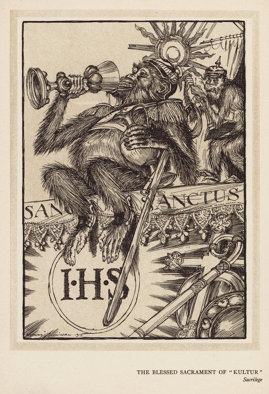 Kejsarens krans: "Kulturens" heliga sakrament (litografi) av Edmund Joseph (after) Sullivan