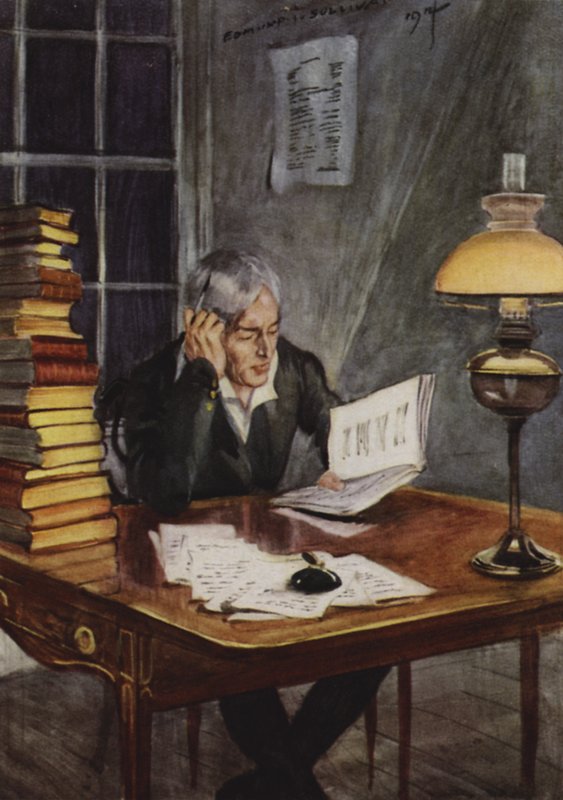 När jag läste om dessa rånares och ficktjuvars liv började konstiga tvivel uppstå i mitt sinne om dygd och brott av Edmund Joseph Sullivan