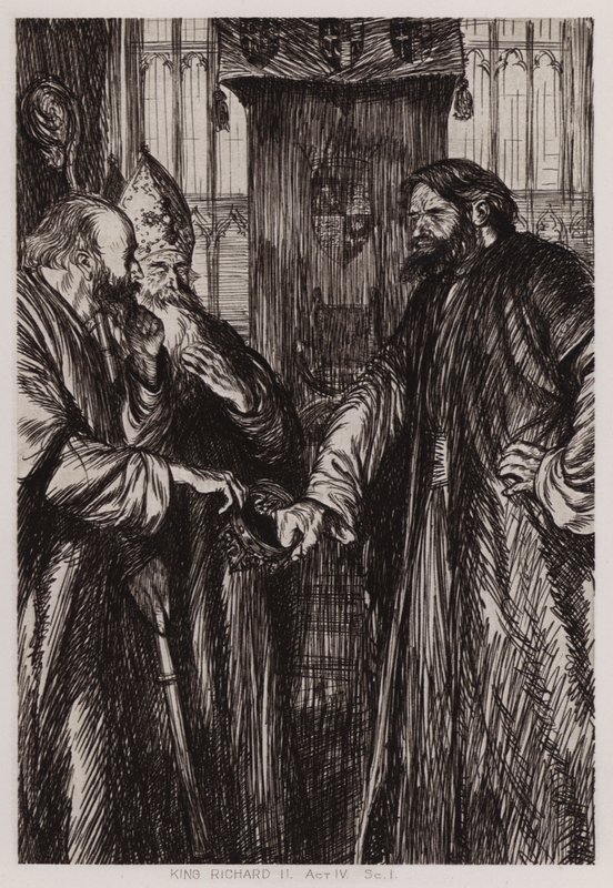 The Tragedy of King Richard II, Akt IV, Sc 1 av Edmund Joseph Sullivan
