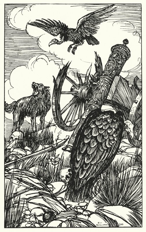 Illustration för Sarator Resorts av Edmund Joseph after Sullivan