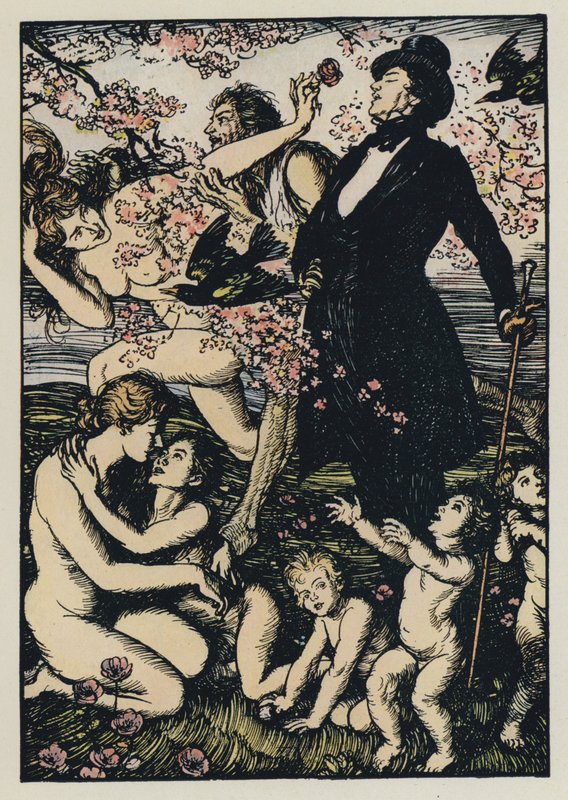 Illustration för Tennysons Maud av Edmund Joseph after Sullivan