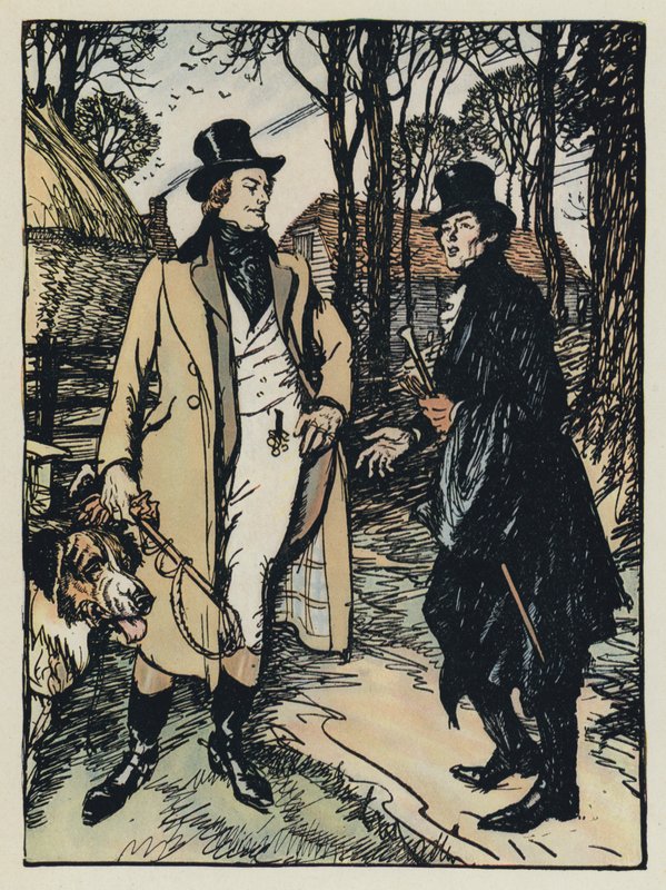 Illustration för Tennysons Maud av Edmund Joseph after Sullivan