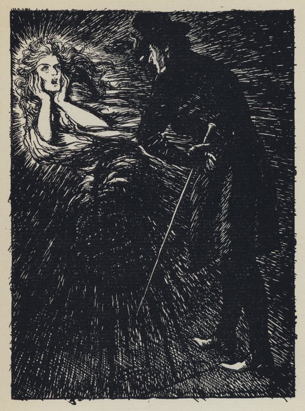Illustration för Tennysons Maud av Edmund Joseph after Sullivan