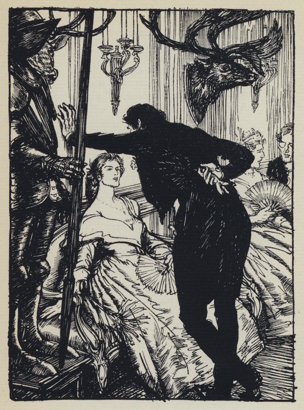 Illustration för Tennysons Maud av Edmund Joseph after Sullivan