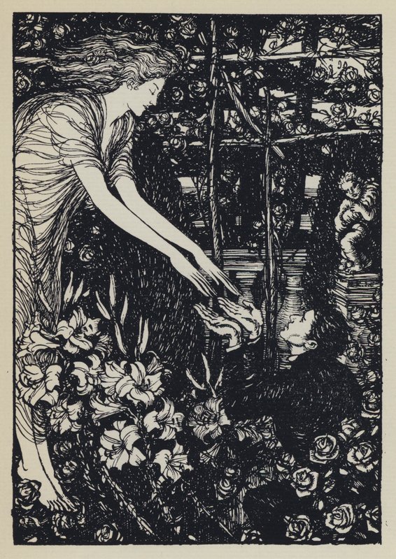 Illustration för Tennysons Maud av Edmund Joseph after Sullivan