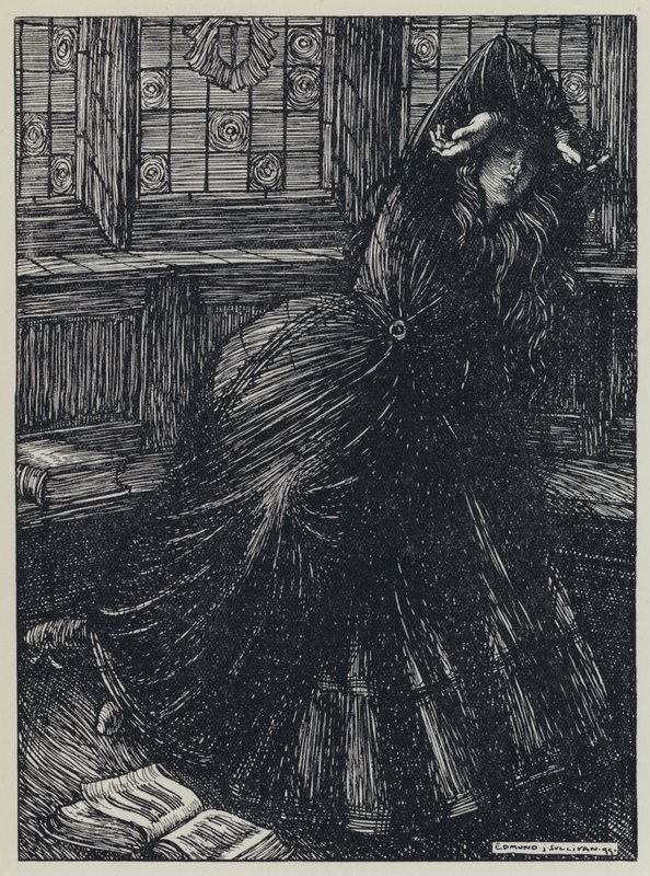 Tennyson, Illustration för A Dream of Fair Women and Other Poems av Edmund Joseph after Sullivan