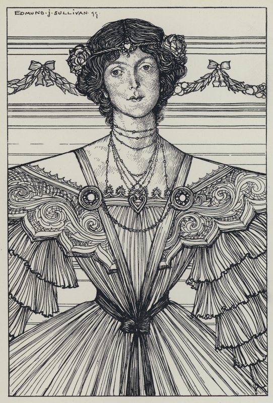 Tennyson, Illustration för A Dream of Fair Women and Other Poems av Edmund Joseph after Sullivan