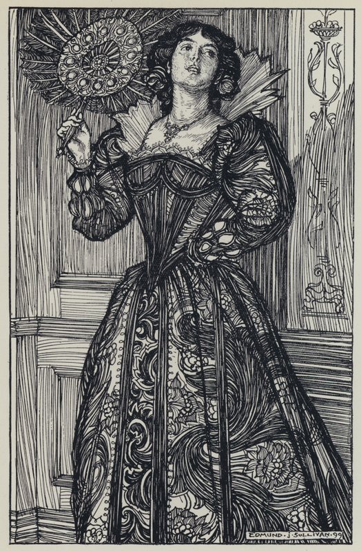 Tennyson, Illustration för A Dream of Fair Women and Other Poems av Edmund Joseph after Sullivan
