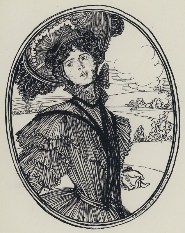 Tennyson, Illustration för A Dream of Fair Women and Other Poems av Edmund Joseph after Sullivan