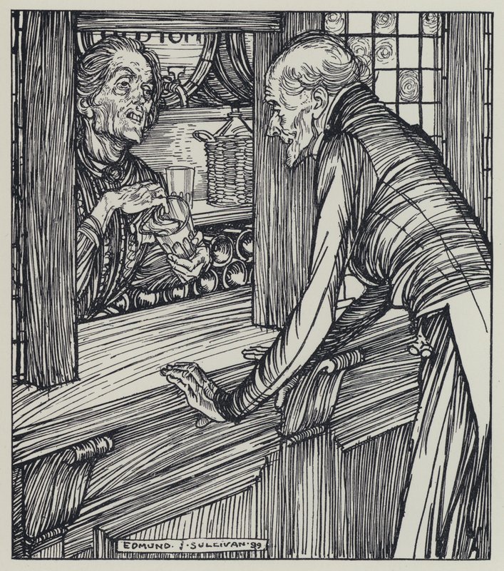 Tennyson, Illustration för A Dream of Fair Women and Other Poems av Edmund Joseph after Sullivan