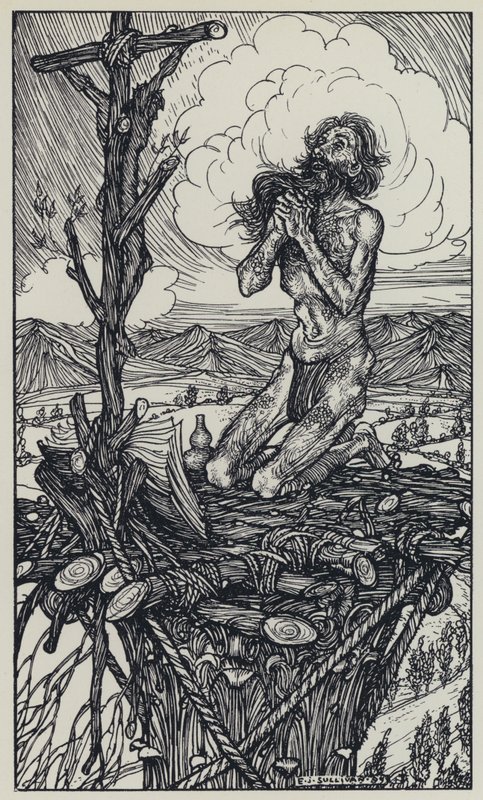 Tennyson, Illustration för A Dream of Fair Women and Other Poems av Edmund Joseph after Sullivan