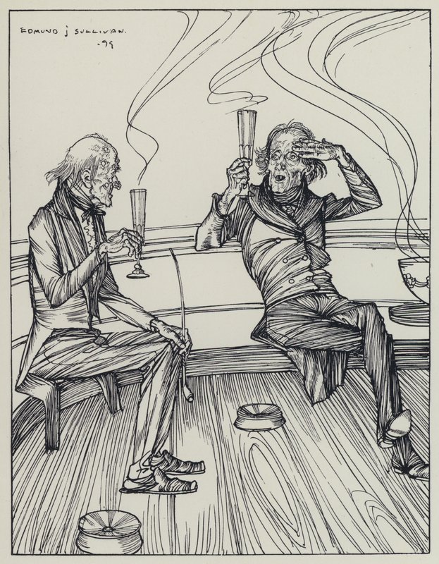Tennyson, Illustration för A Dream of Fair Women and Other Poems av Edmund Joseph after Sullivan