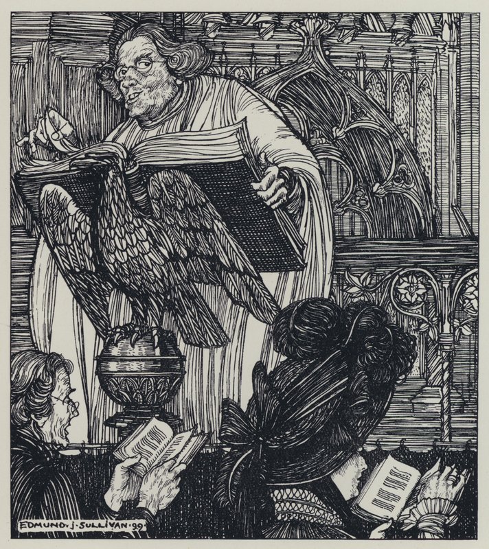 Tennyson, Illustration för A Dream of Fair Women and Other Poems av Edmund Joseph after Sullivan