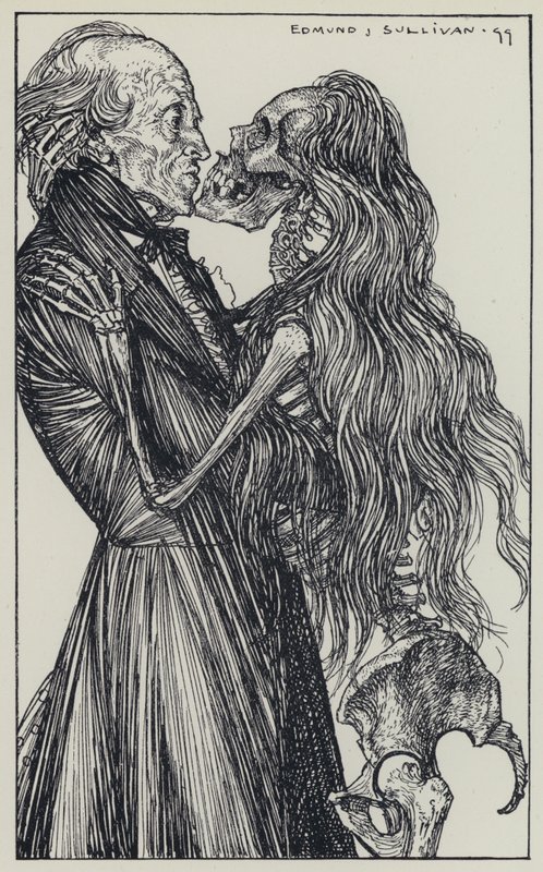 Tennyson, Illustration för A Dream of Fair Women and Other Poems av Edmund Joseph after Sullivan