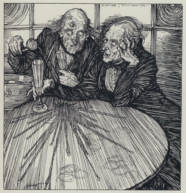 Tennyson, Illustration för A Dream of Fair Women and Other Poems av Edmund Joseph after Sullivan