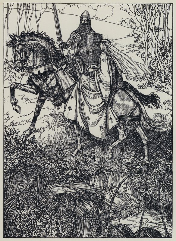 Tennyson, Illustration för A Dream of Fair Women and Other Poems av Edmund Joseph after Sullivan