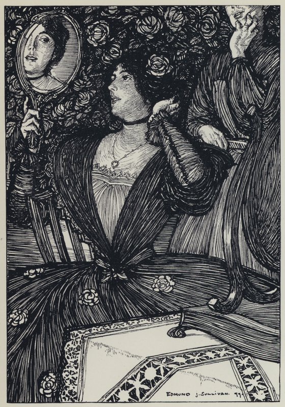 Tennyson, Illustration för A Dream of Fair Women and Other Poems av Edmund Joseph after Sullivan
