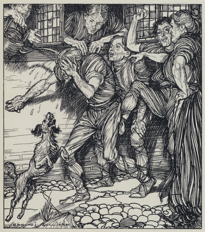 Tennyson, Illustration för A Dream of Fair Women and Other Poems av Edmund Joseph after Sullivan