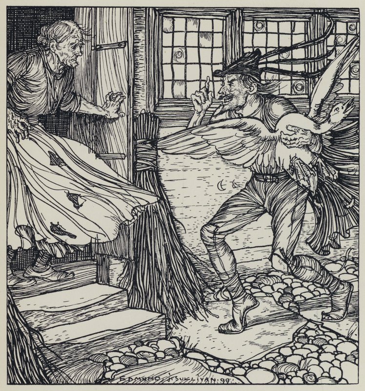 Tennyson, Illustration för A Dream of Fair Women and Other Poems av Edmund Joseph after Sullivan