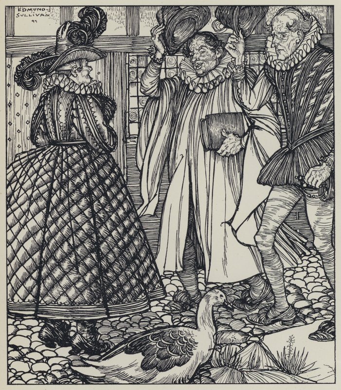 Tennyson, Illustration för A Dream of Fair Women and Other Poems av Edmund Joseph after Sullivan