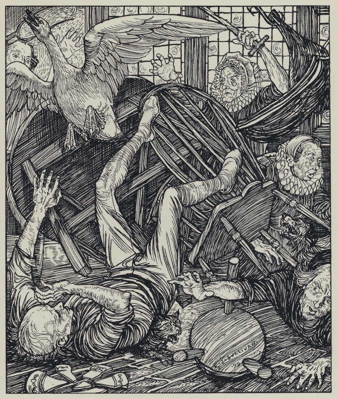 Tennyson, Illustration för A Dream of Fair Women and Other Poems av Edmund Joseph after Sullivan