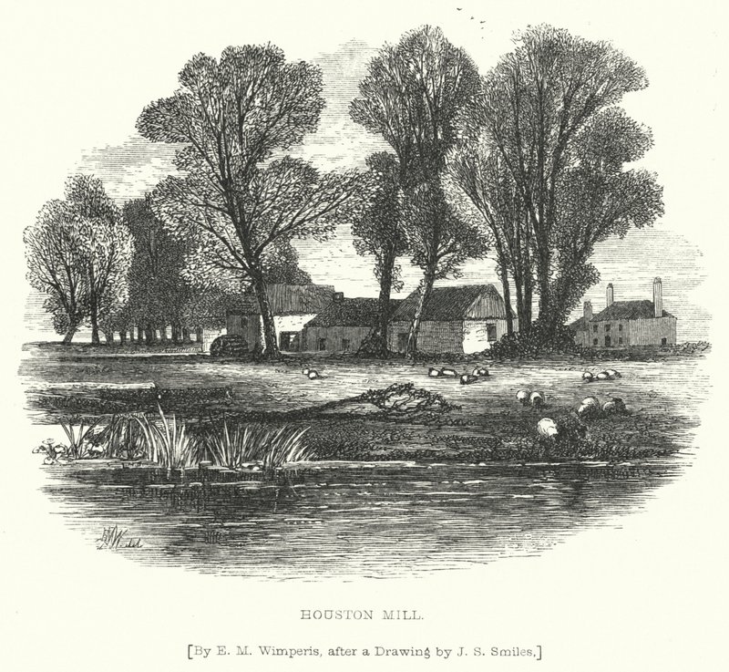 Houston Mill (gravyr) av Edmund Morison (after) Wimperis