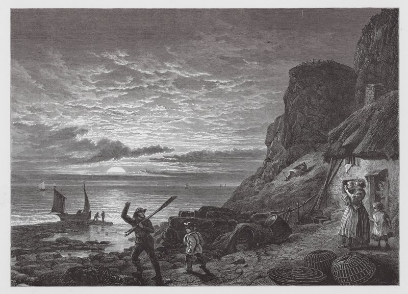 Iväg på kryssning (gravyr) av Edmund Morison (after) Wimperis