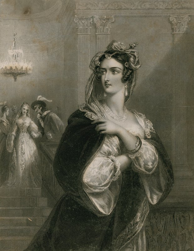 Mrs Sarah Siddons, skådespelerska av Edmund Thomas Parris