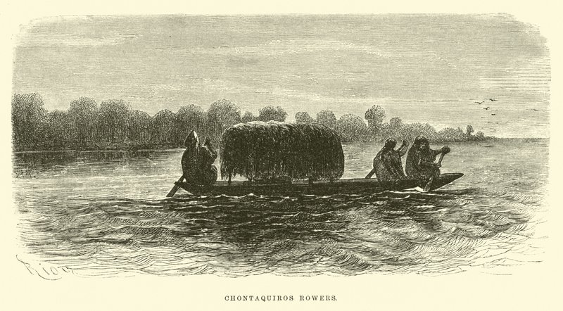Chontaquiros roddare av Edouard Riou