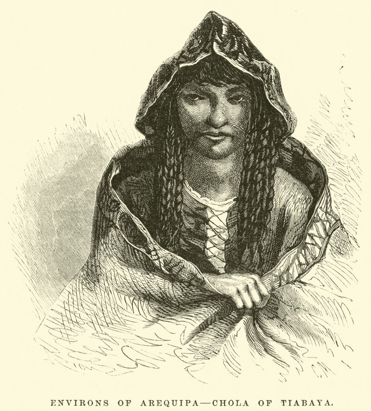 Omgivningar av Arequipa, Chola av Tiabaya av Edouard Riou