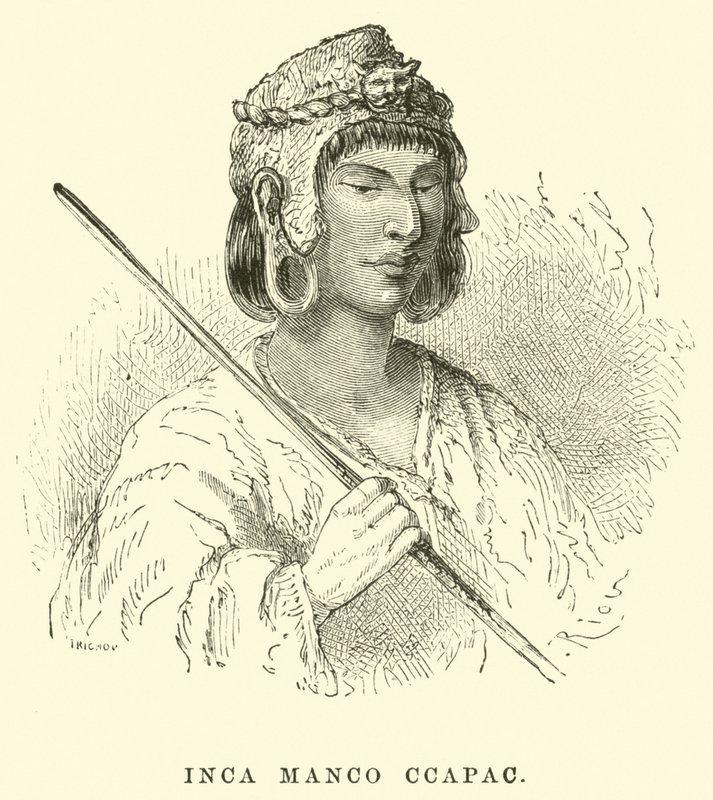Inca Manco Ccapac av Edouard Riou