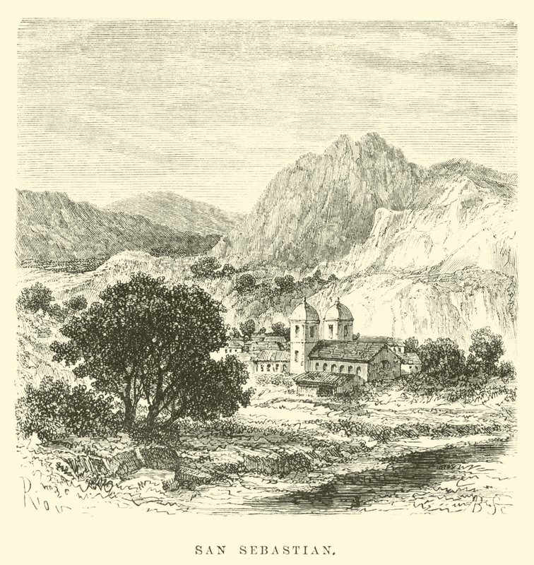Sankt Sebastian av Edouard Riou