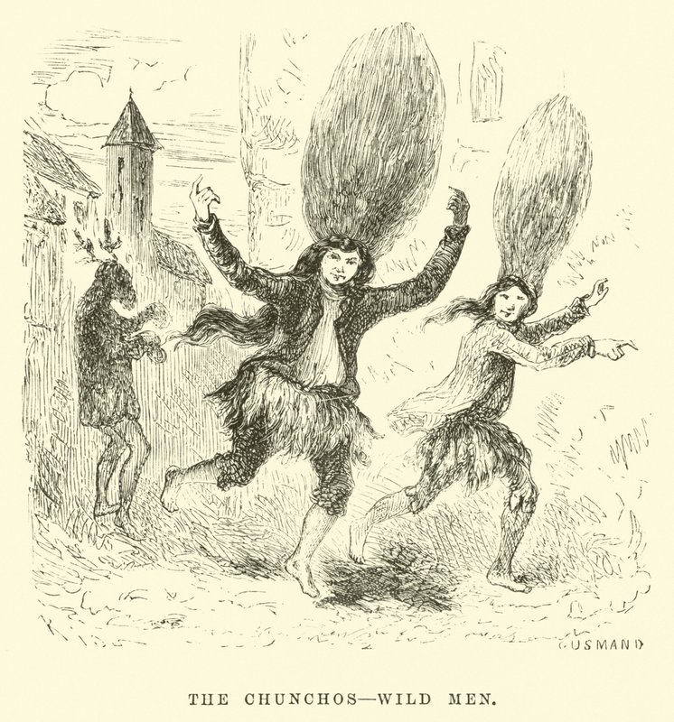 Chunchos, vilda män av Edouard Riou
