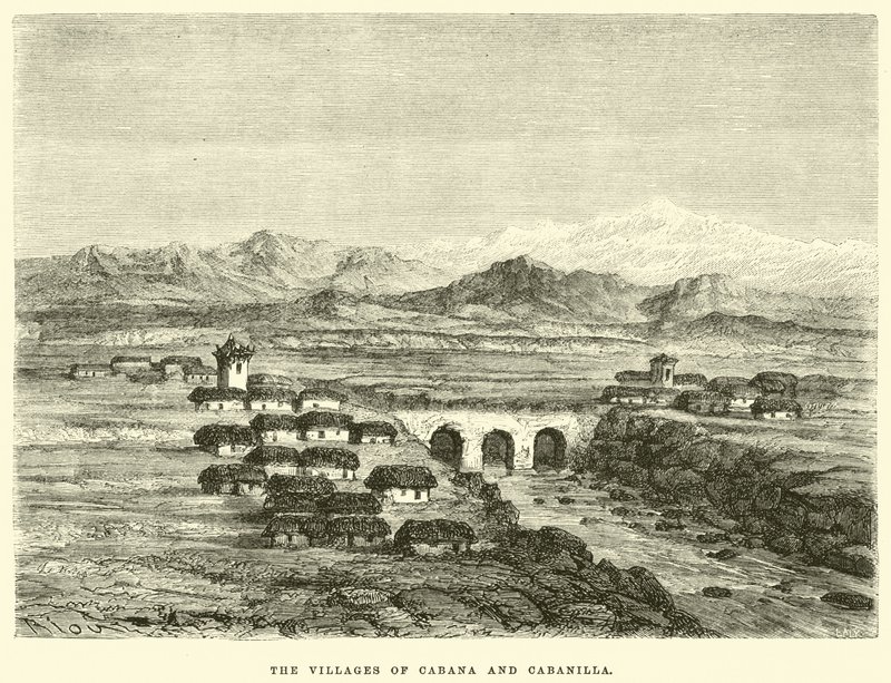 Byarna Cabana och Cabanilla av Edouard Riou